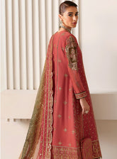 La Ruhe By Alizeh Embroidered Chiffon Suits Unstitched 3 Piece - ALZ24LR 2180 HANA